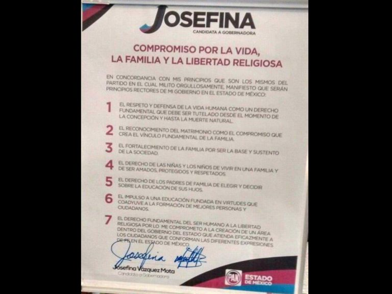Firma Josefina compromisos con asociaciones eclesiásticas