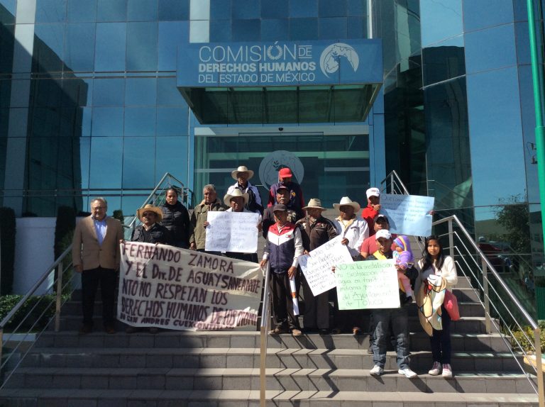 Alerta en zona indígena de Toluca ante privatización de pozos de agua