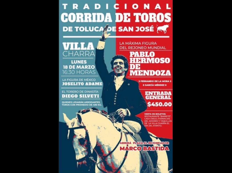 Sugiere Codhem cancelar “corrida de toros” en Toluca