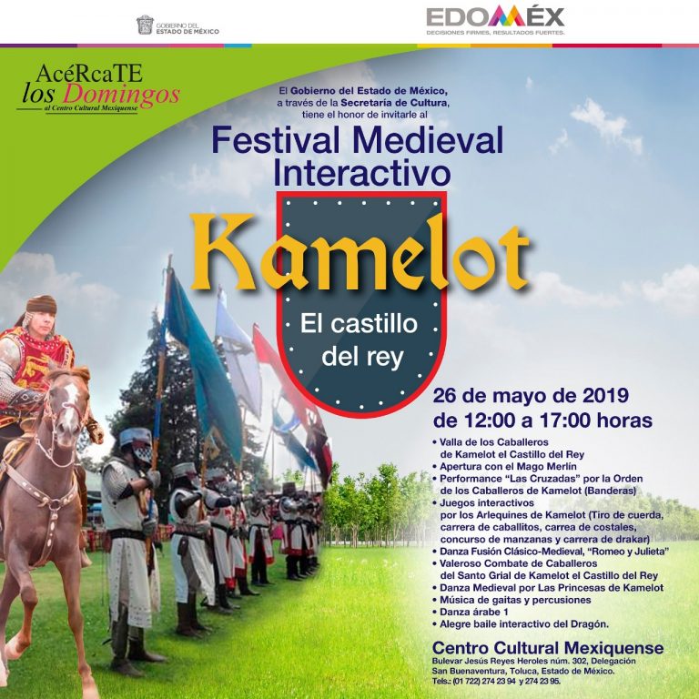 Toluca viaja en el tiempo, arman festival Medieval