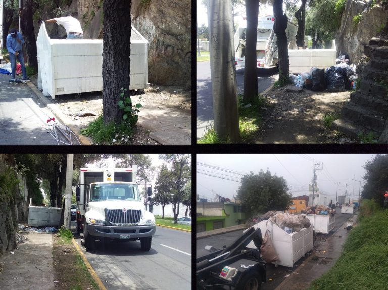 Habilita más contenedores de basura en Toluca
