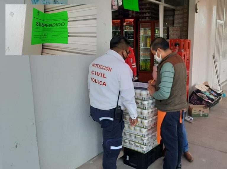 Cierran expendios clandestinos de cerveza en Toluca