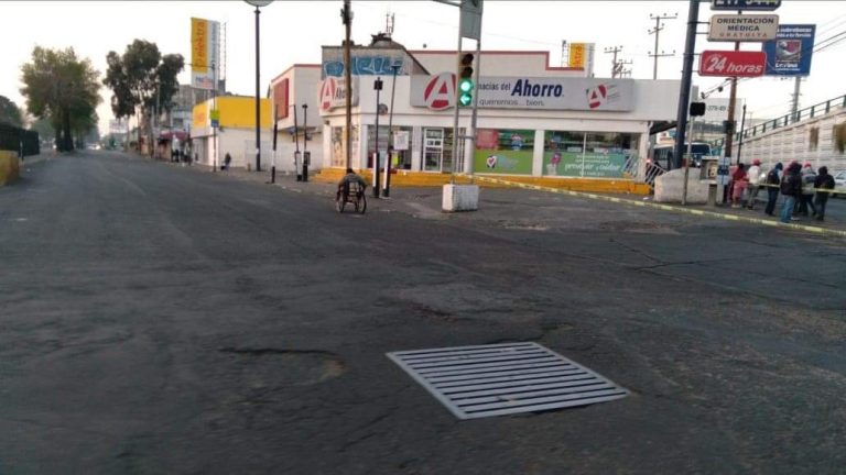 Restricción vehicular y peatonal en Toluca