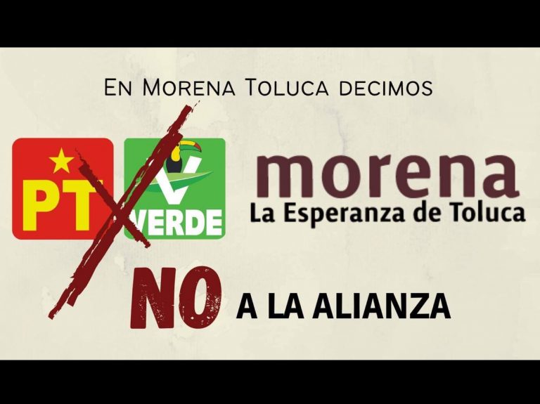 Desdeñan alianza por Toluca, no abona a la “4 T”, sostienen