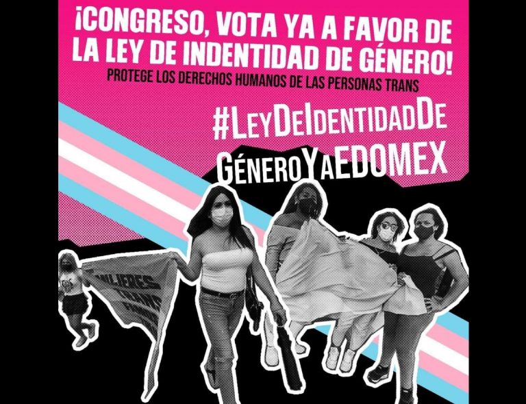 Resistencia “trans” rodea Legislatura de Edoméx en Toluca