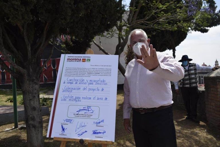 Retoma “te lo firmo y te lo cumplo” como campaña en Toluca