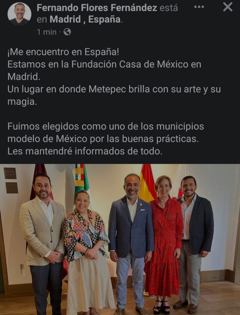Se da «escapadita» de Metepec a España