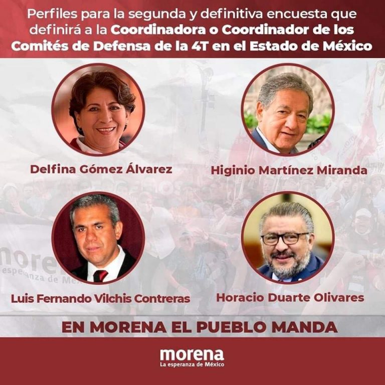 Avanzan en proceso interno de Morena-Edoméx 3 texcocanos y alcalde con licencia de Ecatepec