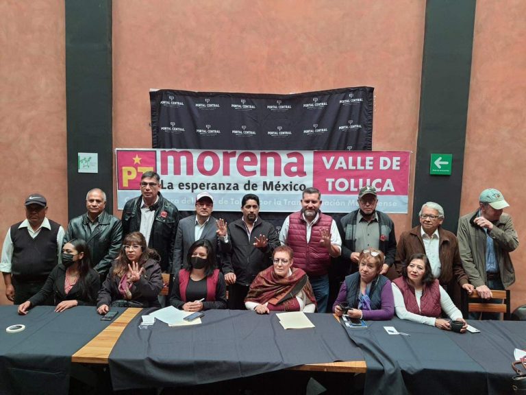 Crean “maquinaria” para devolver credibilidad a Morena en Valle de Toluca