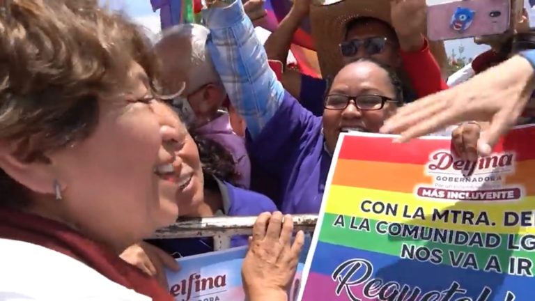 Comunidad LGBTTTIQ+ da “voto de confianza” a Delfina