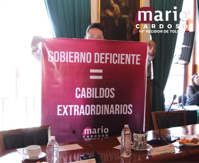 Acusa regidor de Morena «cabildos mordaza» en Toluca