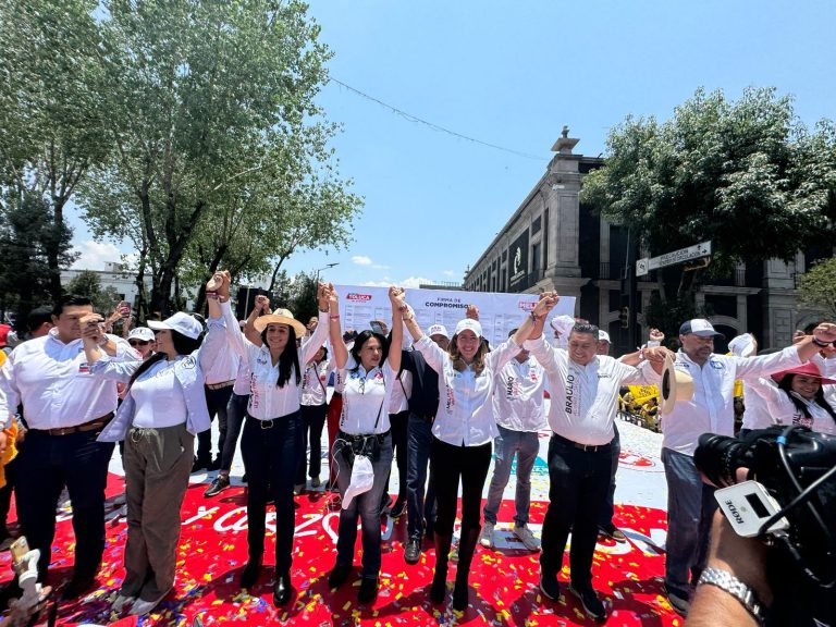 Melissa Vargas prevé triunfo en Toluca; promete alto a corrupción y mentiras