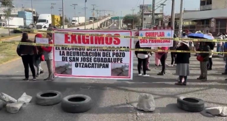 Acusan falta de agua al norte de Toluca; autoridades ni se inmutan