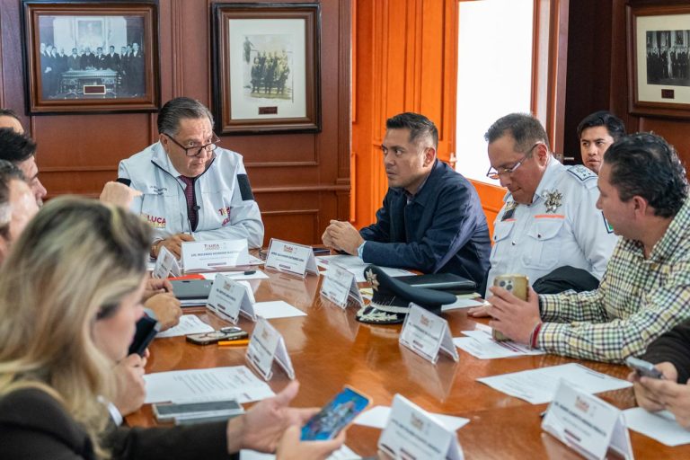 Por lluvias, abren Sesión Permanente del Gabinete de Protección Civil en Toluca