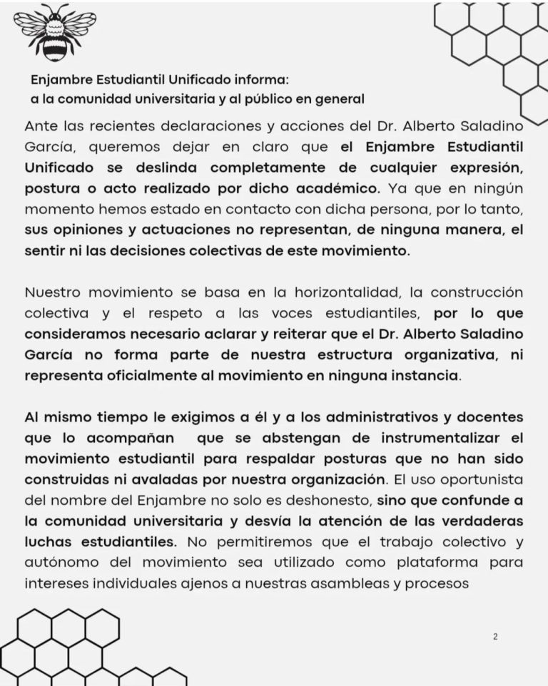 EEU se desentiende de exaspirante a Rector de UAEMéx