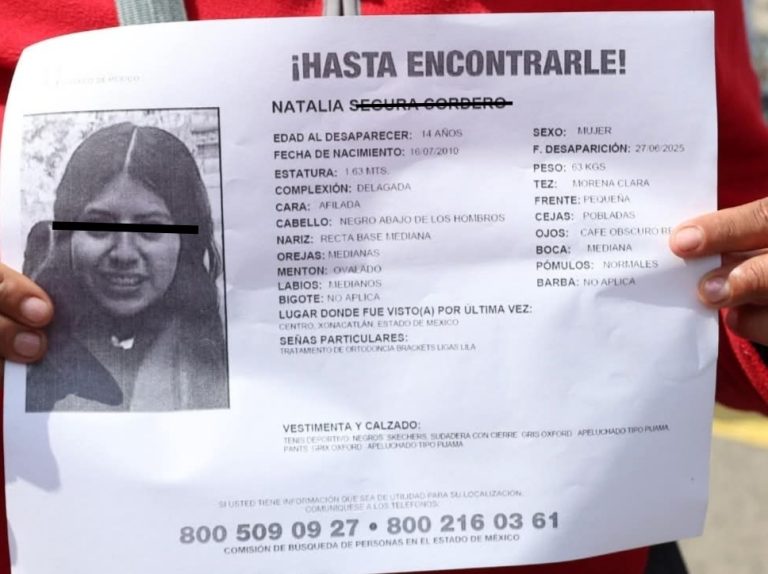 Tráfico final para Natalia: no la encontraban… aparece sin vida en Edoméx