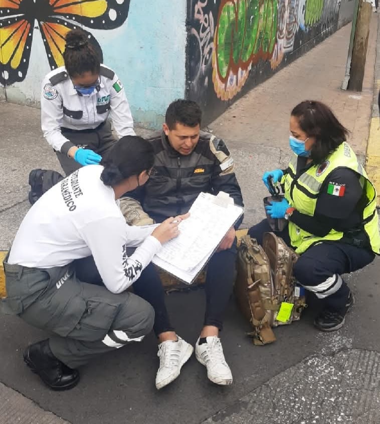 A la escuela, protección civil de Toluca