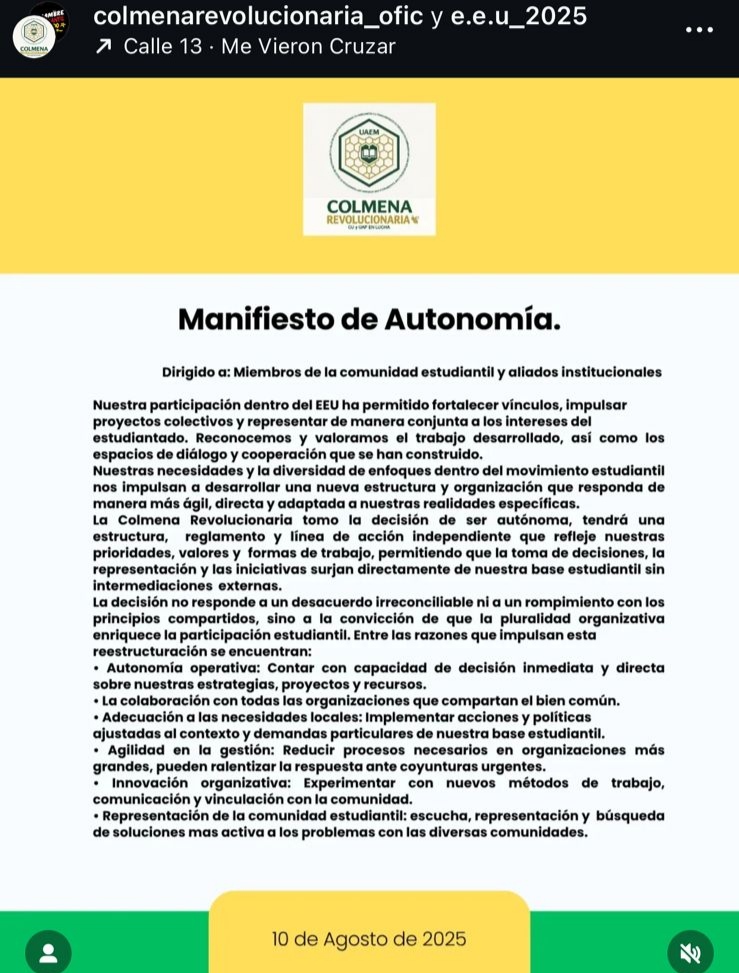 Rompen entre si movimientos estudiantiles en UAEMéx