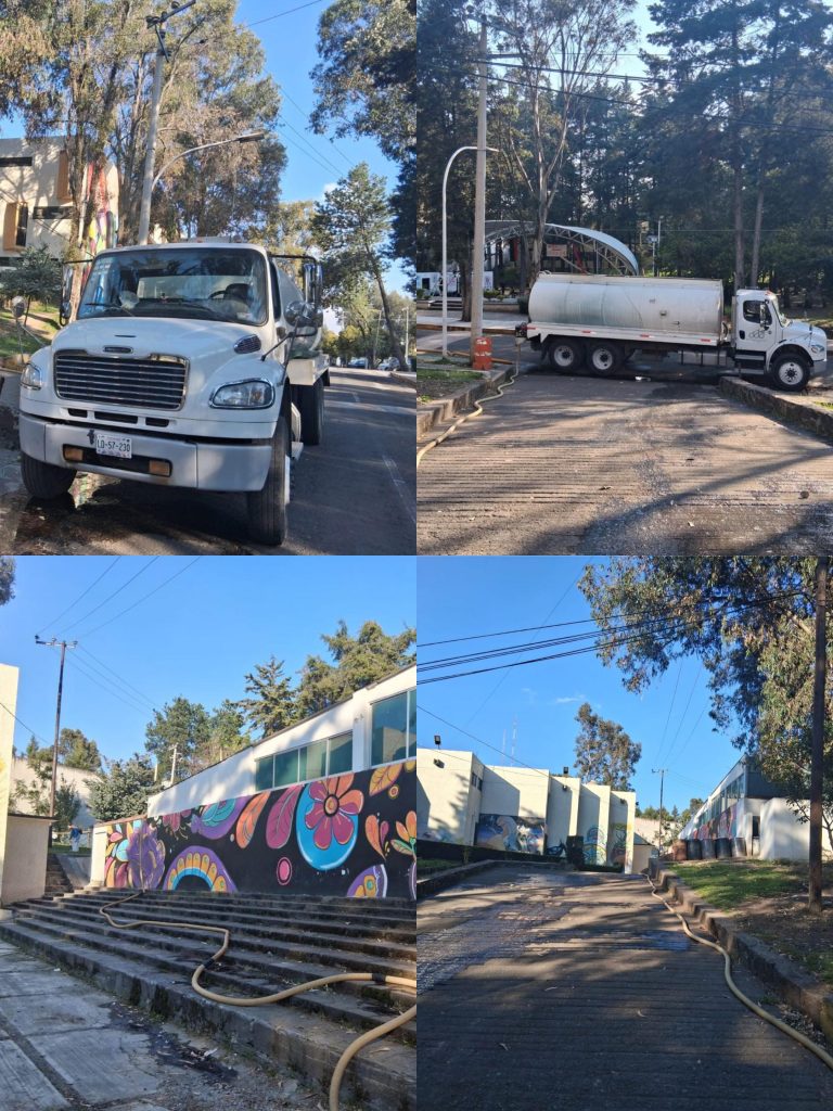 Activan abastecimiento emergente de agua en Ciudad Universitaria