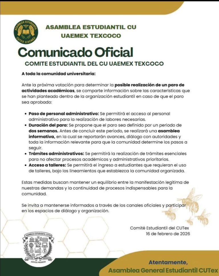 Escala inconformidad en UAEMéx Texcoco